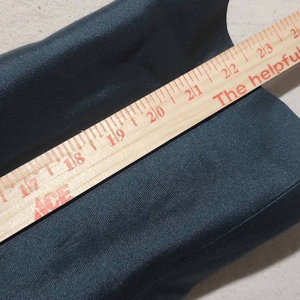 NWT Talbots 22W Dark Teal Blue Silk Blazer Jacket - Picture 9 of 16